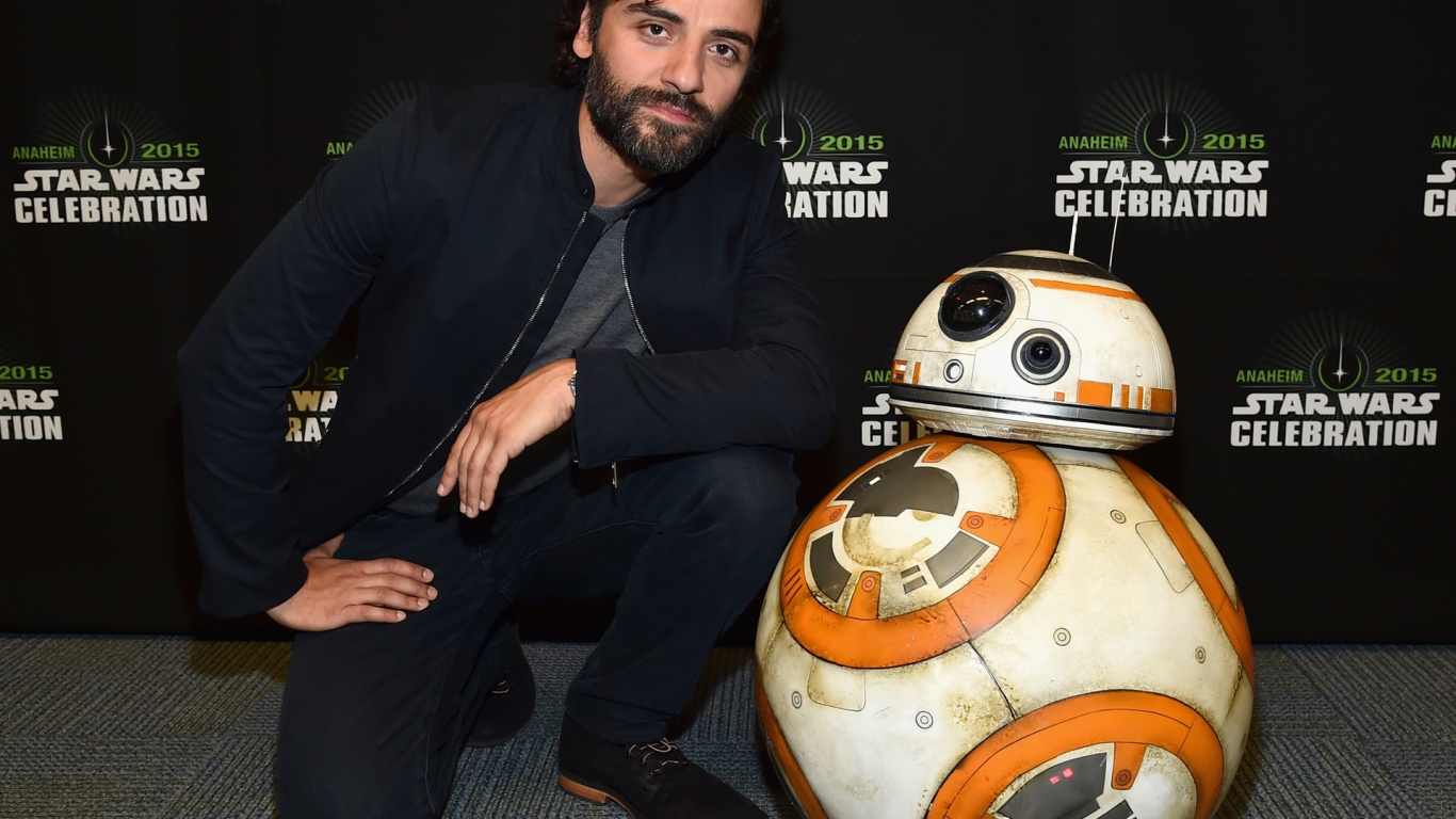 Star Wars The Force Awakens Oscar Isaac for 1366 x 768 HDTV resolution