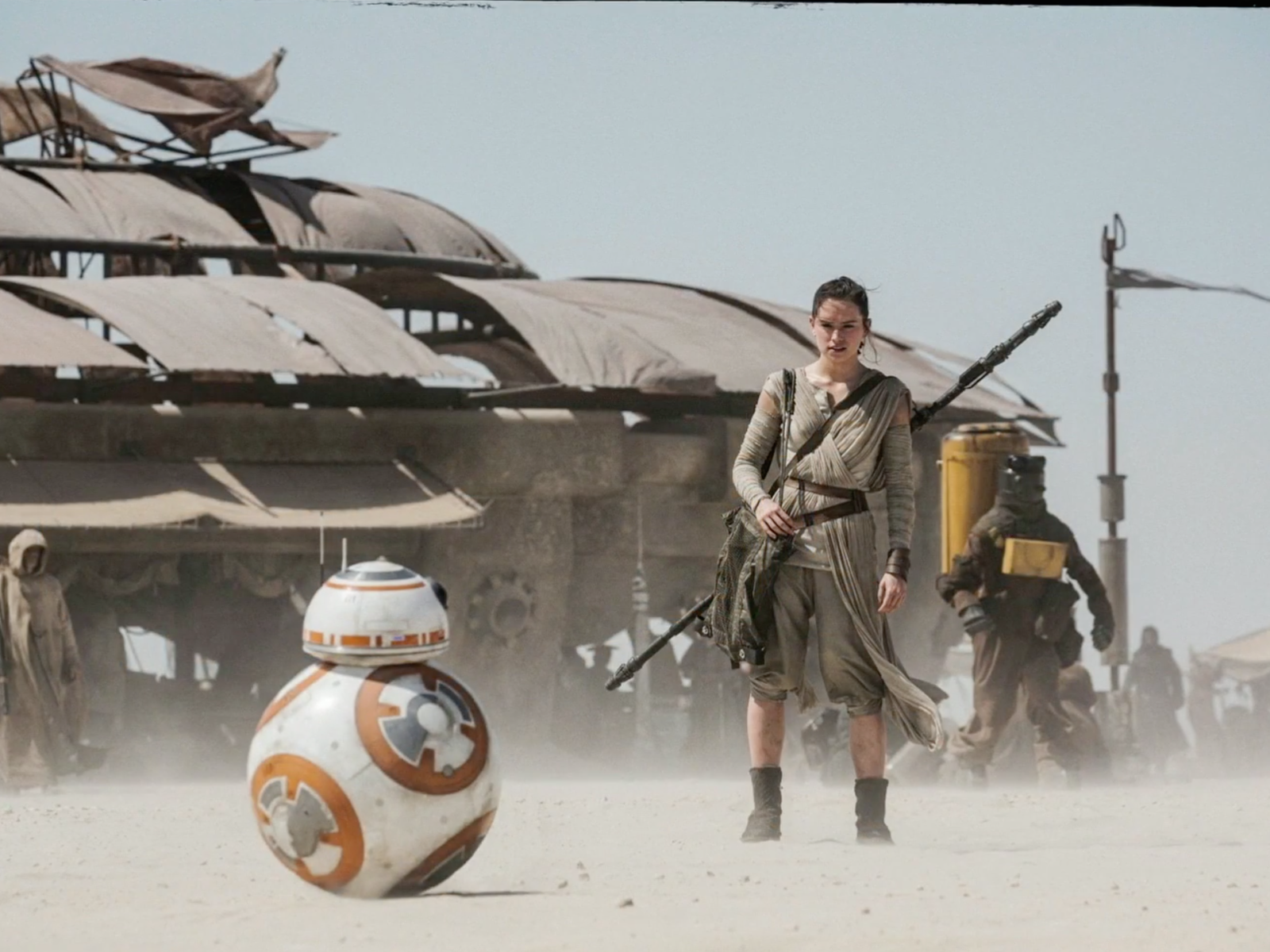 Star Wars The Force Awakens R2D2 for 1600 x 1200 resolution