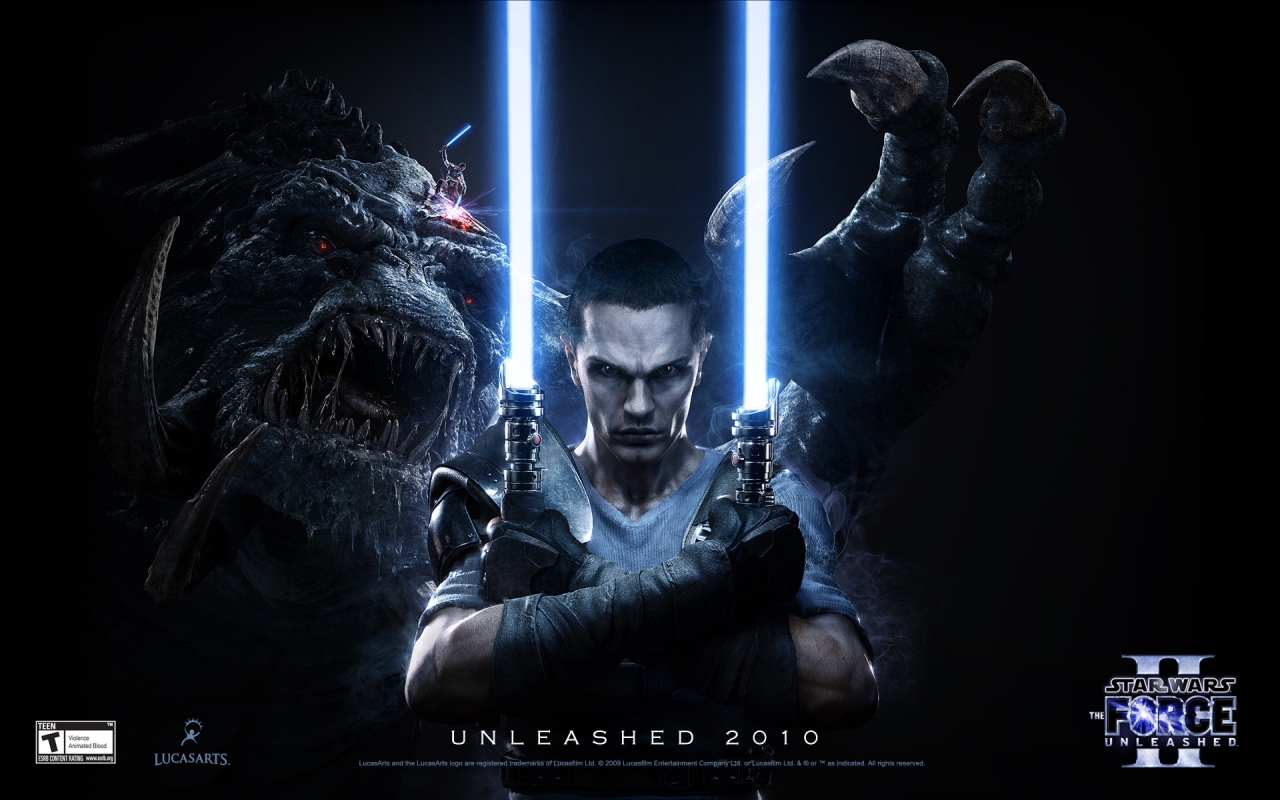 Star Wars The force Unleashed 2 for 1280 x 800 widescreen resolution