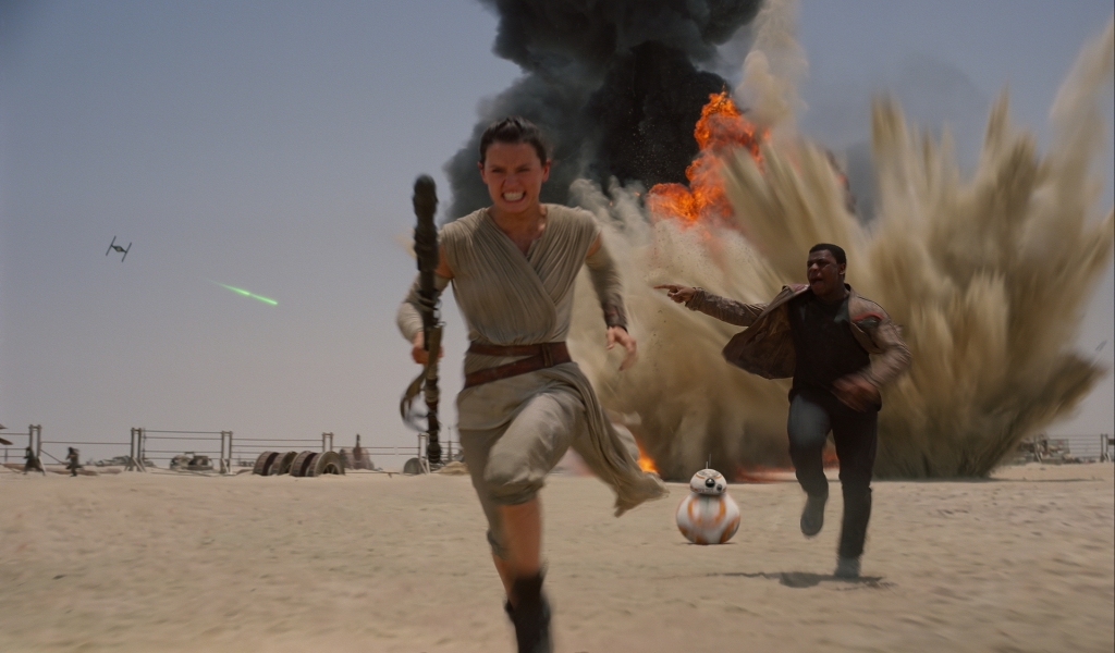Star Wars VII Scene for 1024 x 600 widescreen resolution