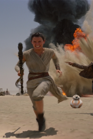 Star Wars VII Scene for 320 x 480 iPhone resolution