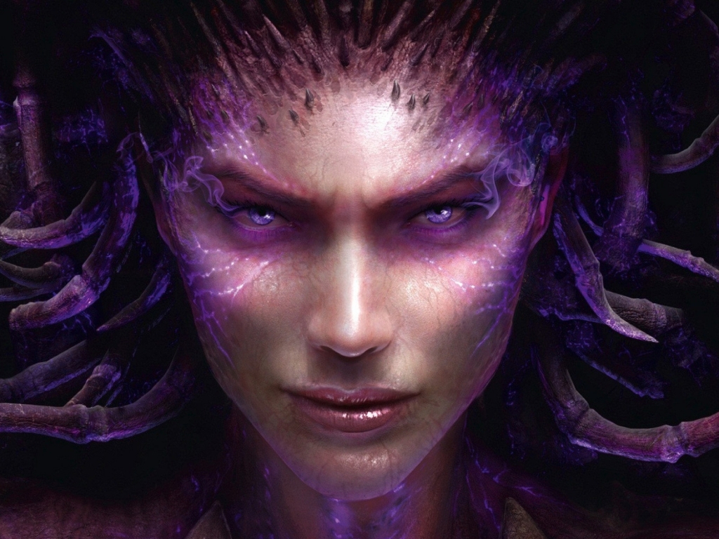 Starcraft 2 Heart of the Swarm for 1024 x 768 resolution
