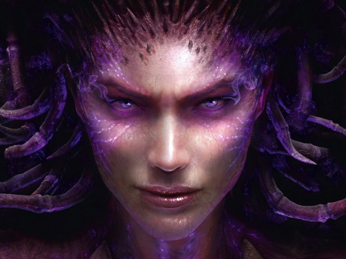 Starcraft 2 Heart of the Swarm for 1152 x 864 resolution