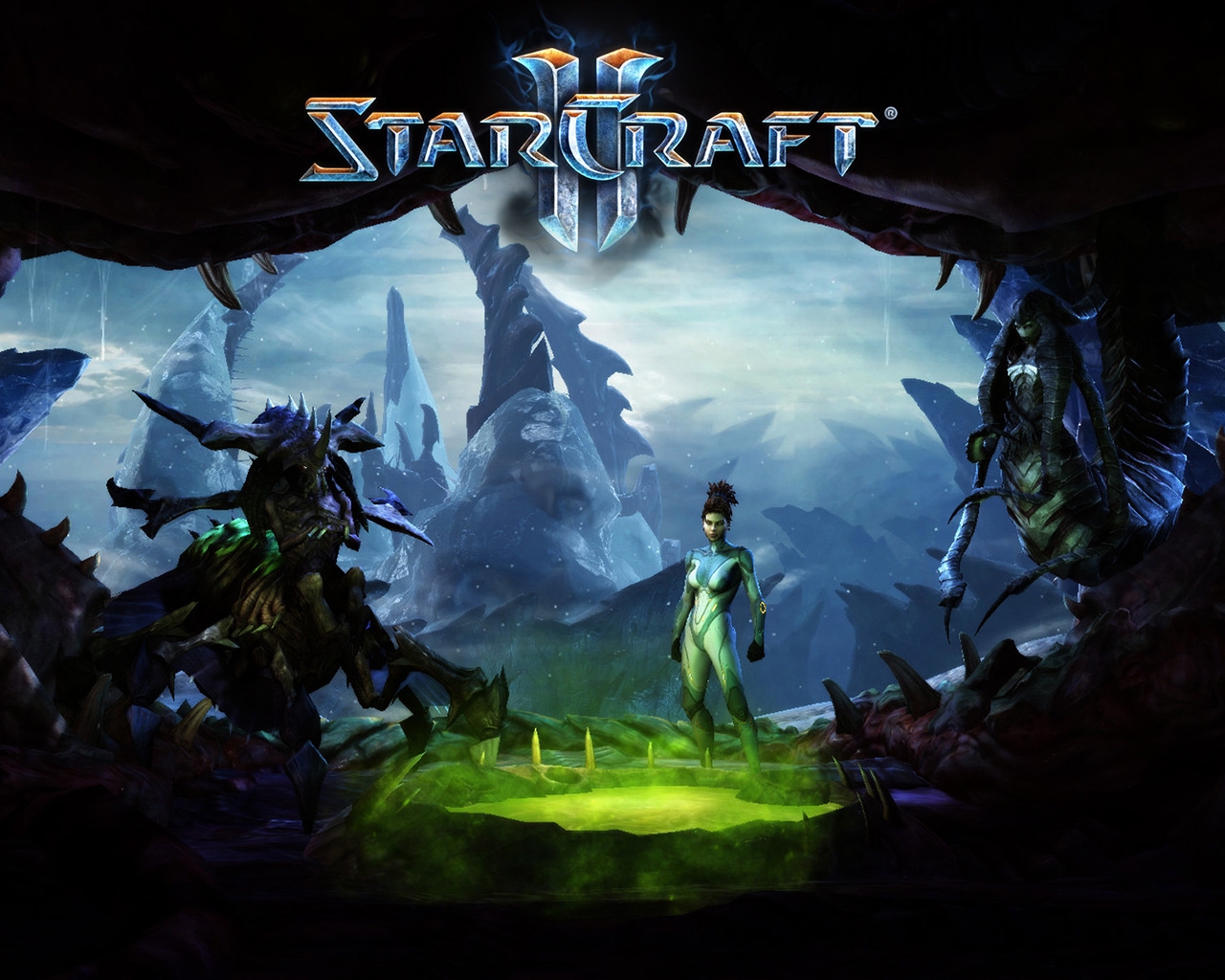 Starcraft II Heart of the Swarm for 1280 x 1024 resolution