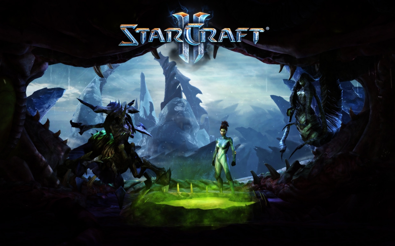 Starcraft II Heart of the Swarm for 1280 x 800 widescreen resolution