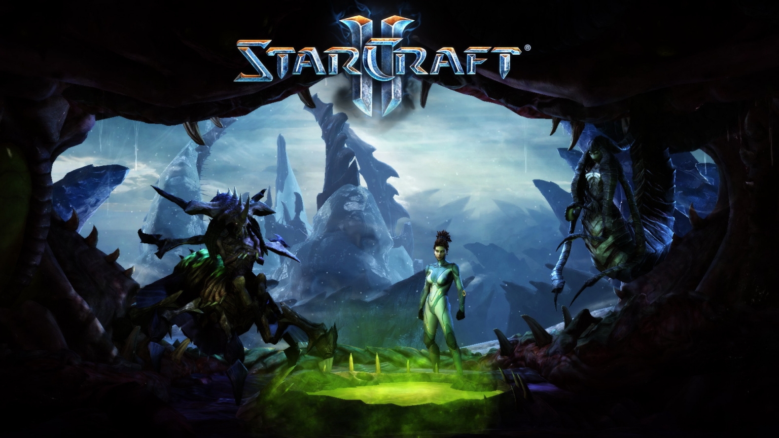 Starcraft II Heart of the Swarm for 1536 x 864 HDTV resolution
