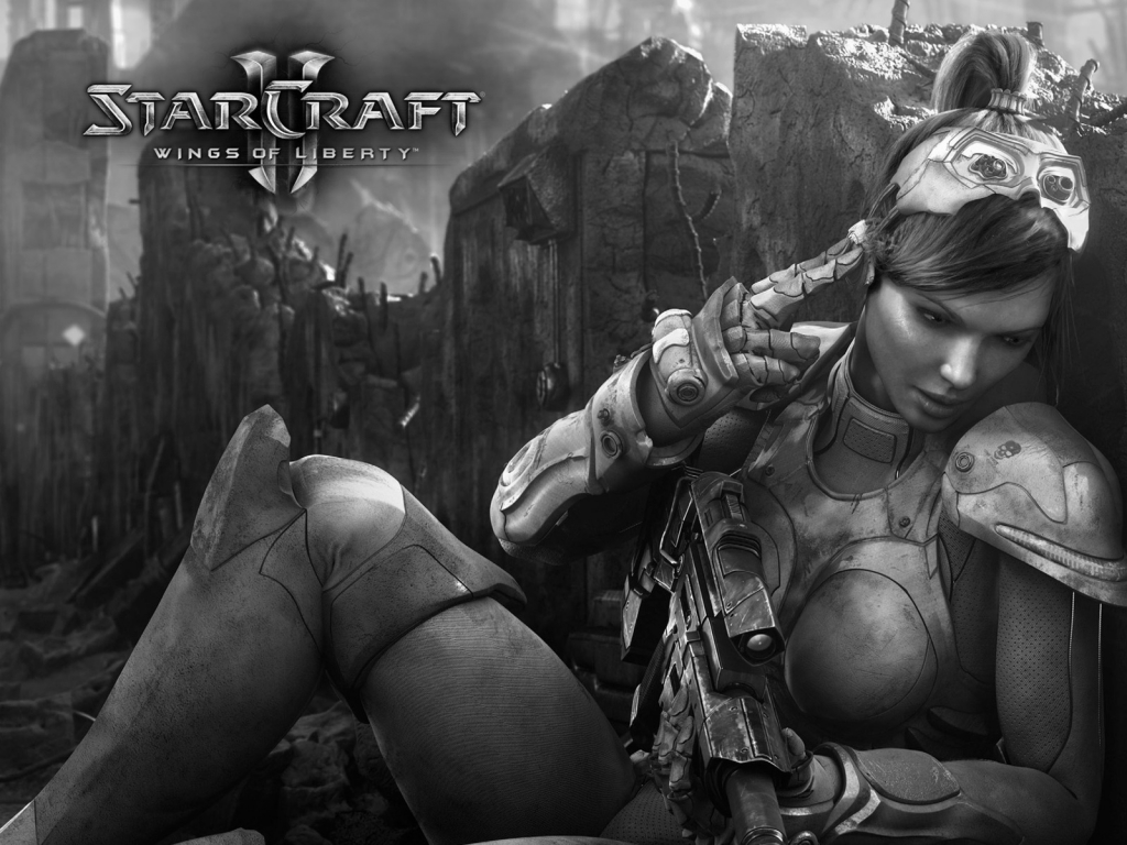 Starcraft Wings Liberty for 1024 x 768 resolution