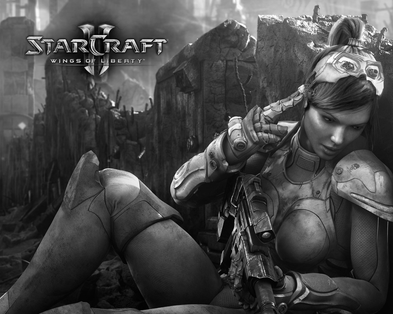 Starcraft Wings Liberty for 1280 x 1024 resolution