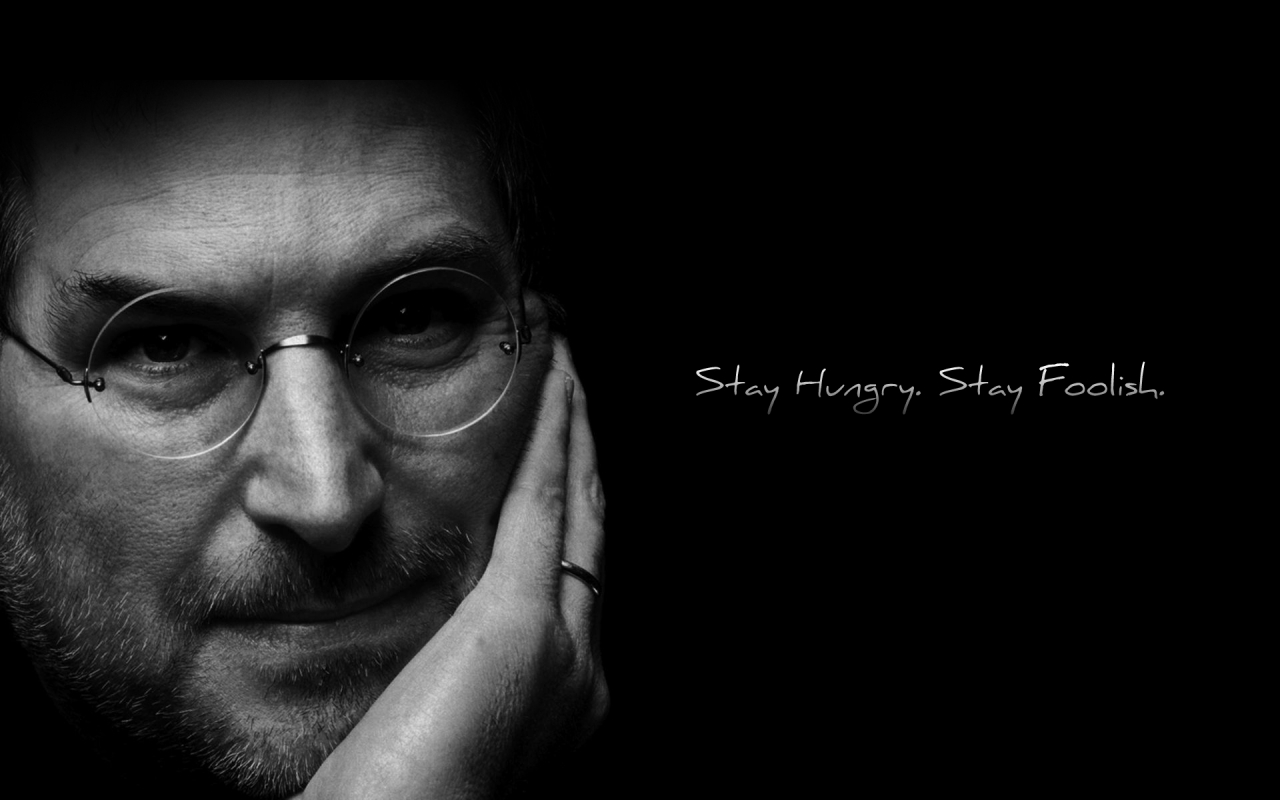 Steve Jobs Quote for 1280 x 800 widescreen resolution