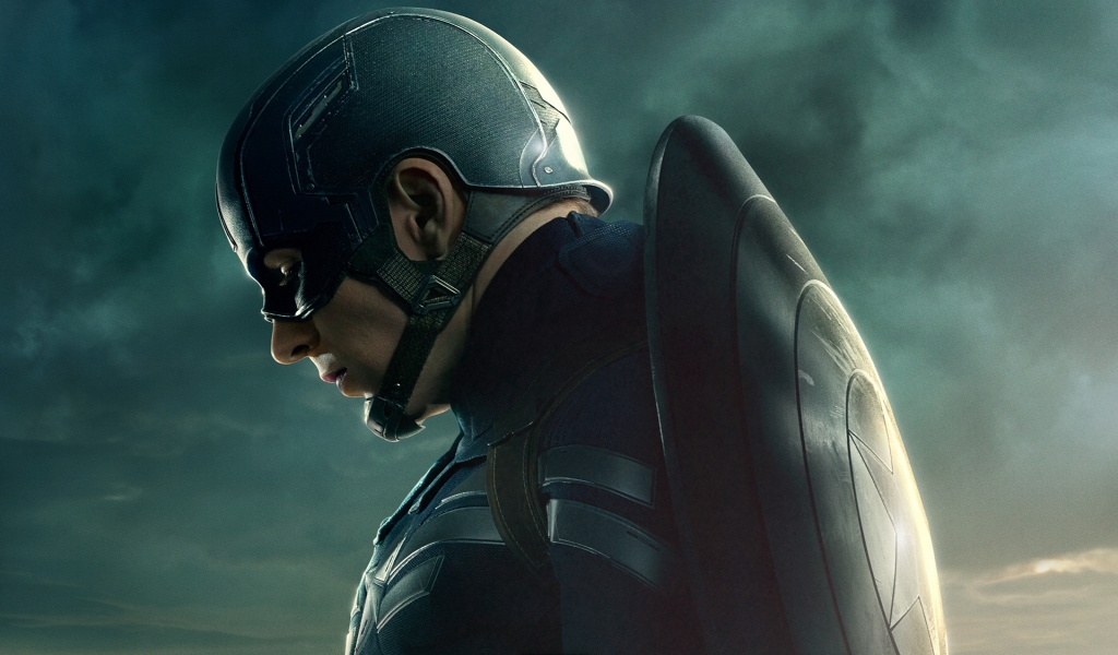 Steven Rogers Captain America for 1024 x 600 widescreen resolution