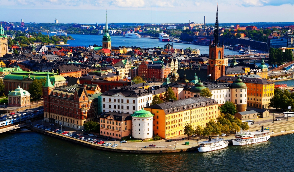 Stockholm Sweden for 1024 x 600 widescreen resolution