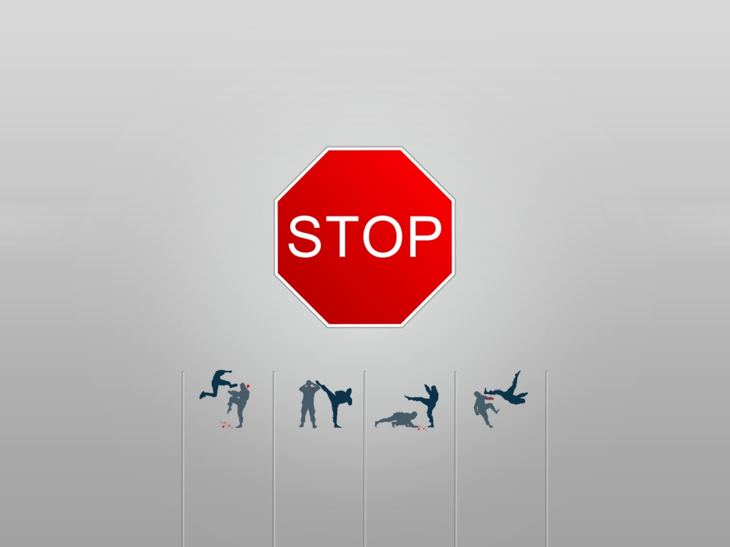 Stop Violence for 1024 x 768 resolution