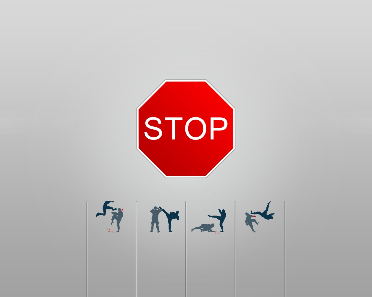 Stop Violence for 1280 x 1024 resolution