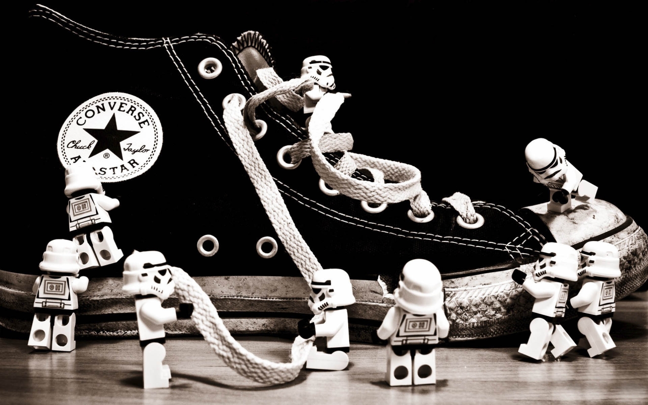 Storm Trooper Converse for 1280 x 800 widescreen resolution