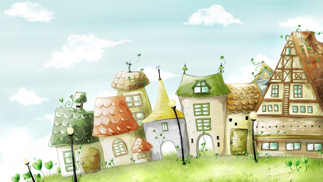 Story House for 1366 x 768 HDTV resolution
