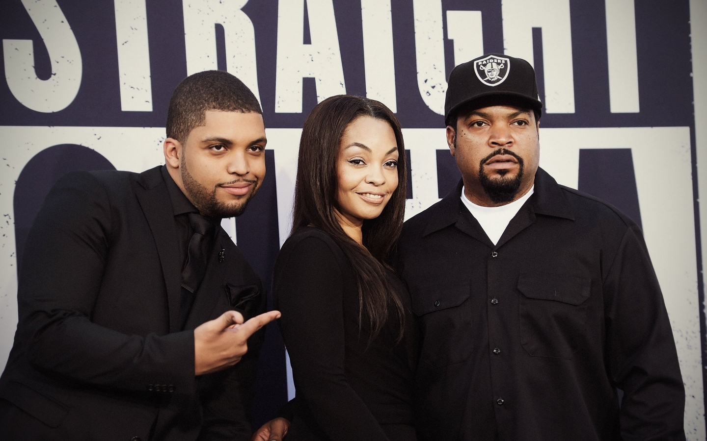 Straight Outta Compton O'Shea Jackson and Ice Cube for 1440 x 900 widescreen resolution