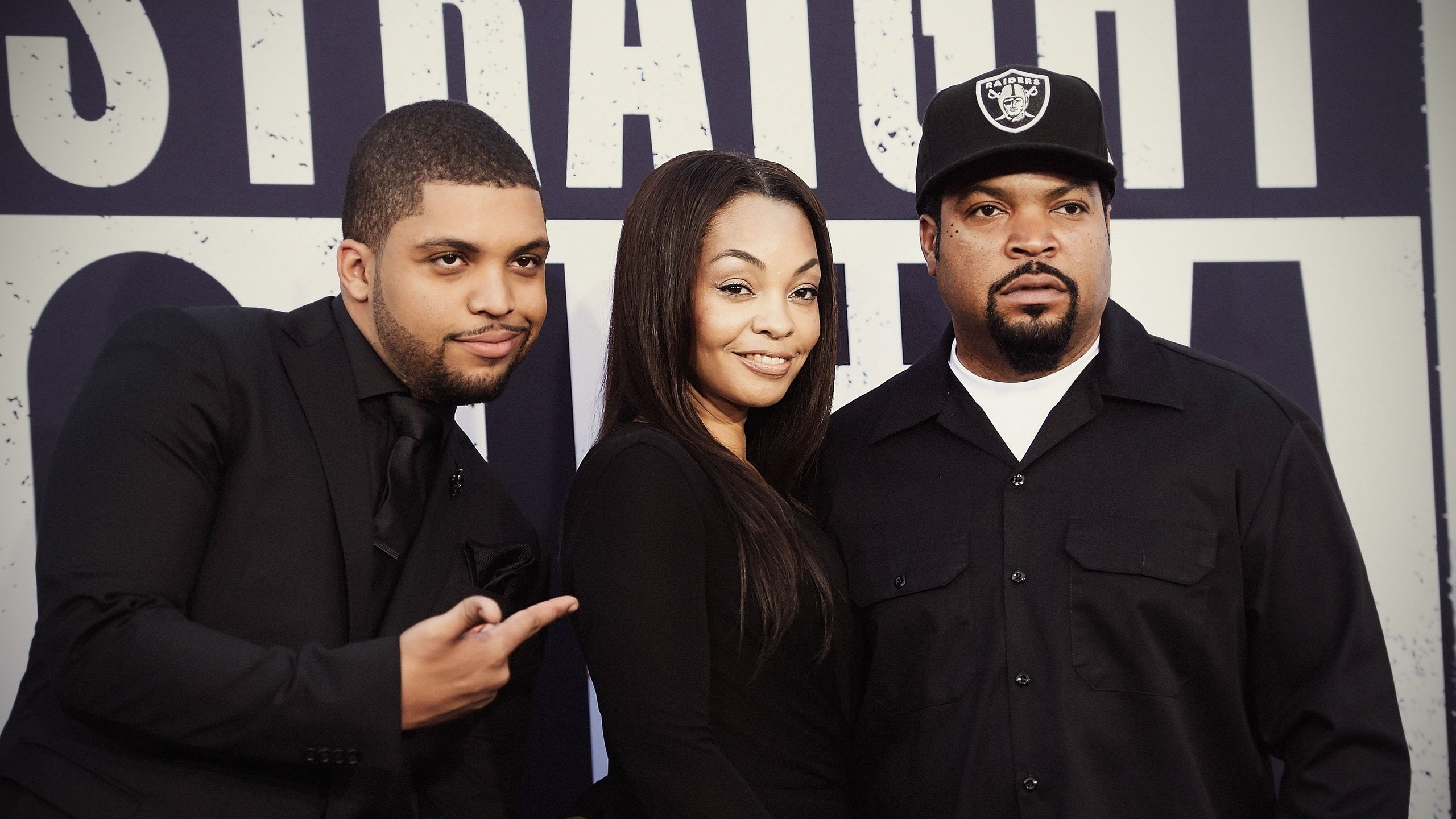 Straight Outta Compton O'Shea Jackson and Ice Cube for 2560x1440 HDTV resolution