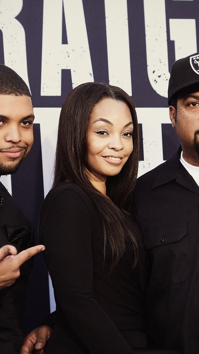 Straight Outta Compton O'Shea Jackson and Ice Cube for 640 x 1136 iPhone 5 resolution