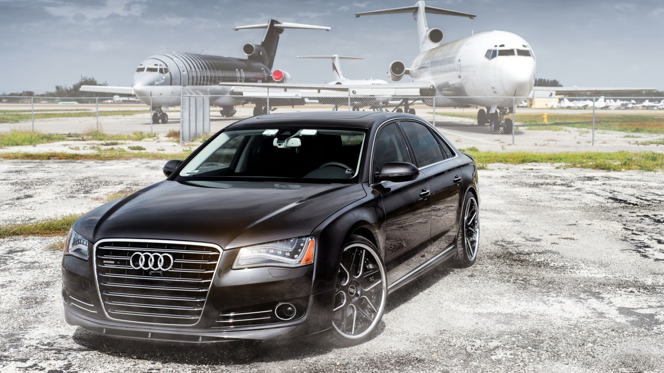 Stunning Audi A8 for 1366 x 768 HDTV resolution
