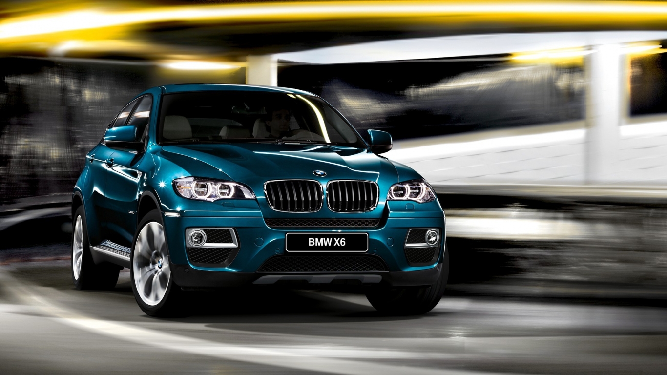 Stunning BMW X6 for 1366 x 768 HDTV resolution