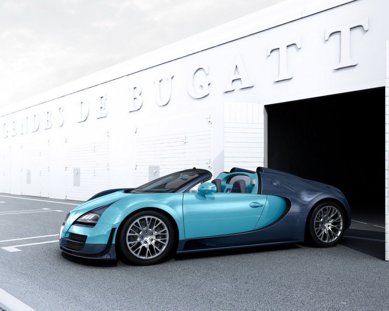 Stunning Bugatti Veyron for 1280 x 1024 resolution