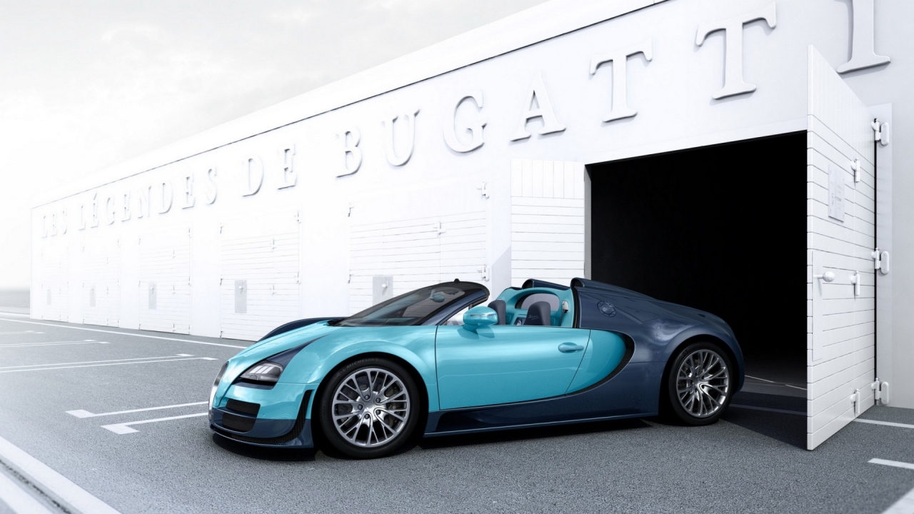 Stunning Bugatti Veyron for 1280 x 720 HDTV 720p resolution