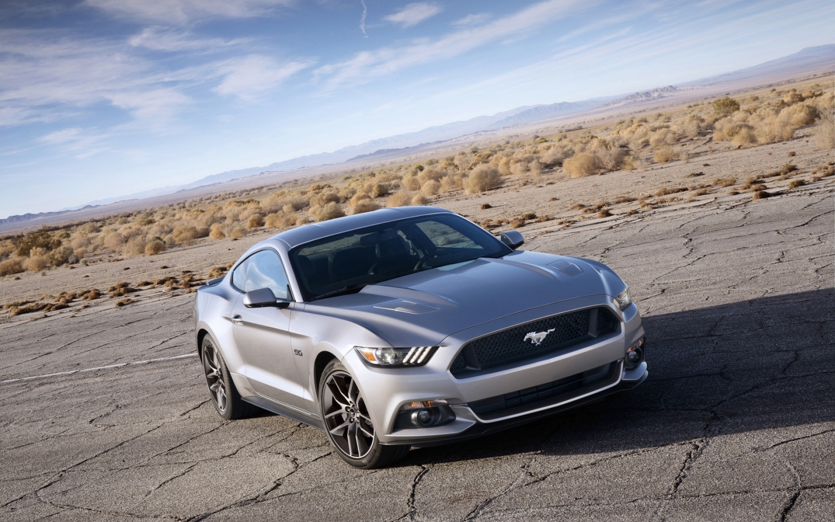 Stunning Grey Ford Mustang for 1680 x 1050 widescreen resolution