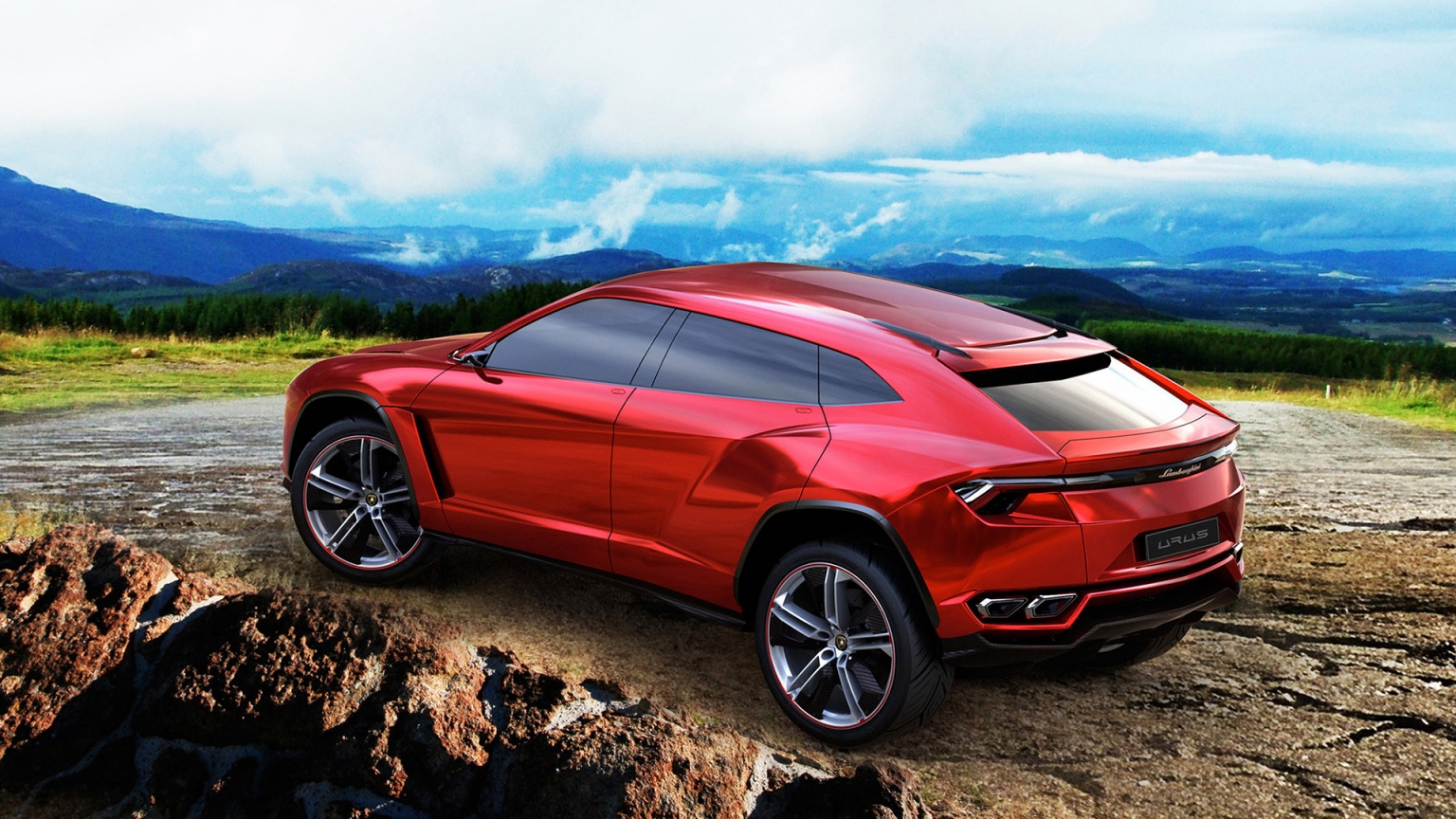 Stunning Lamborghini Urus for 1536 x 864 HDTV resolution