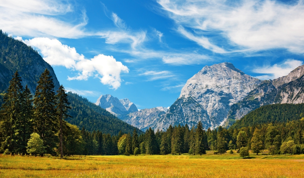 Stunning Mountain Landscape for 1024 x 600 widescreen resolution