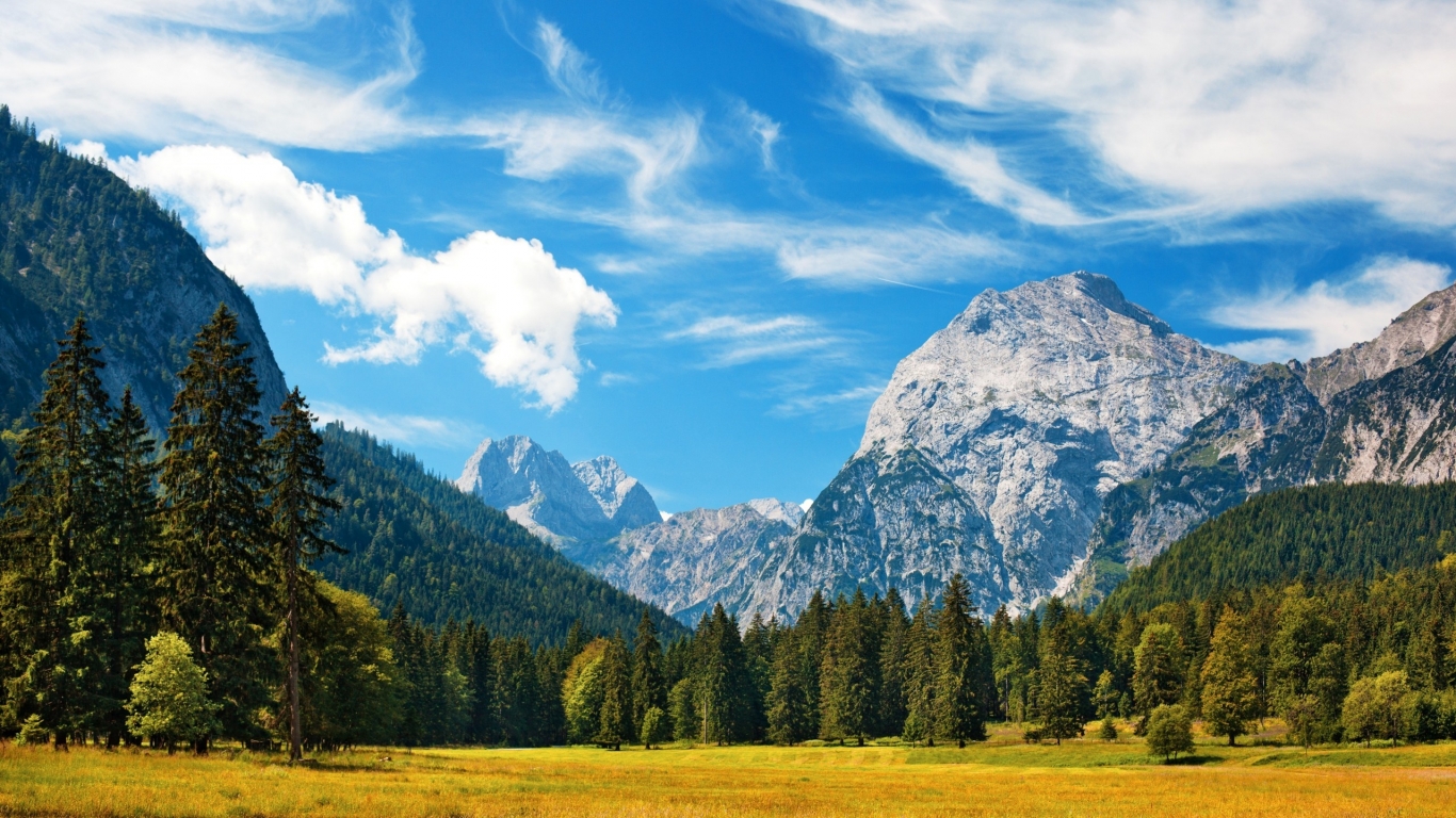 Stunning Mountain Landscape for 1366 x 768 HDTV resolution