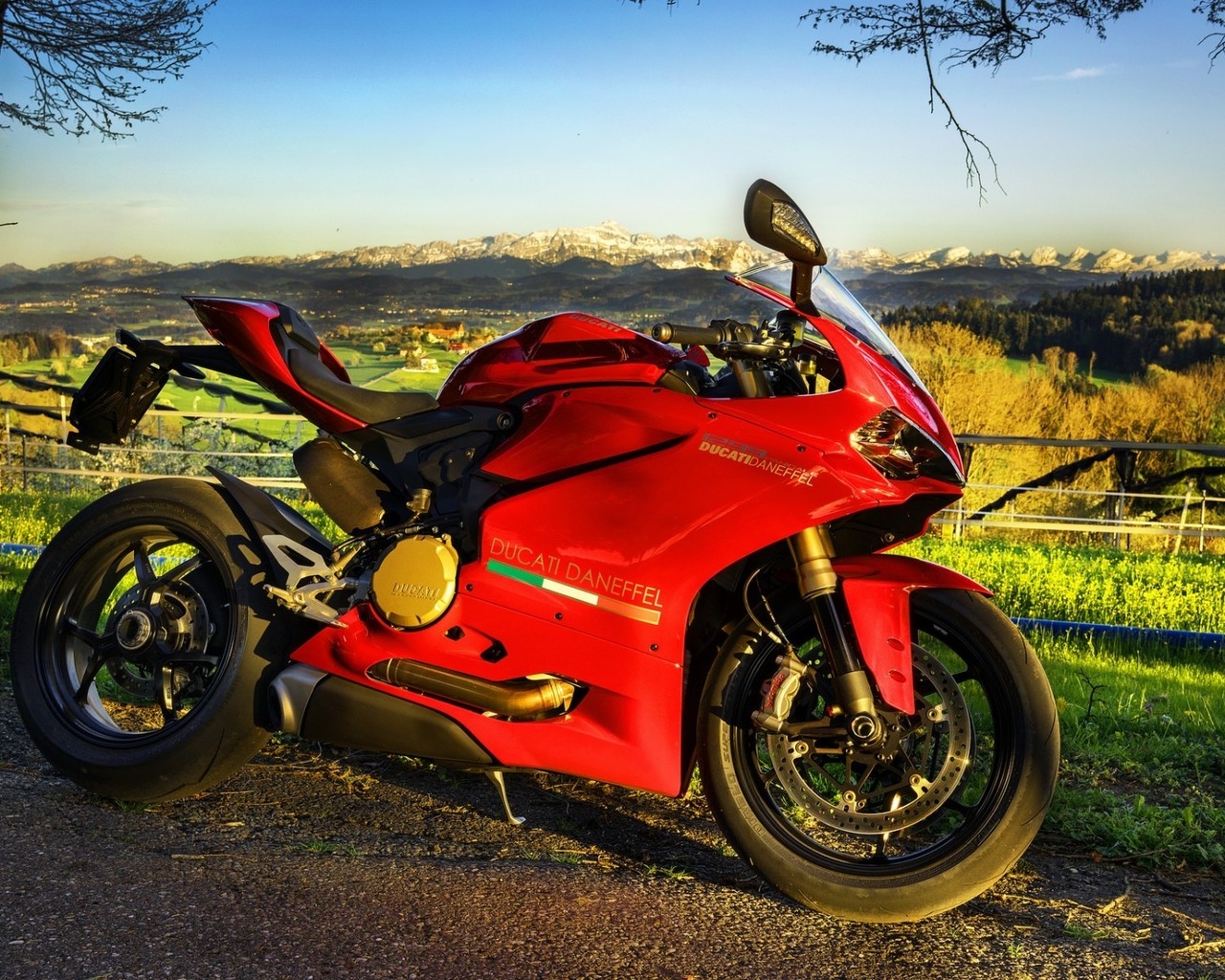 Stunning Red Ducati  for 1280 x 1024 resolution