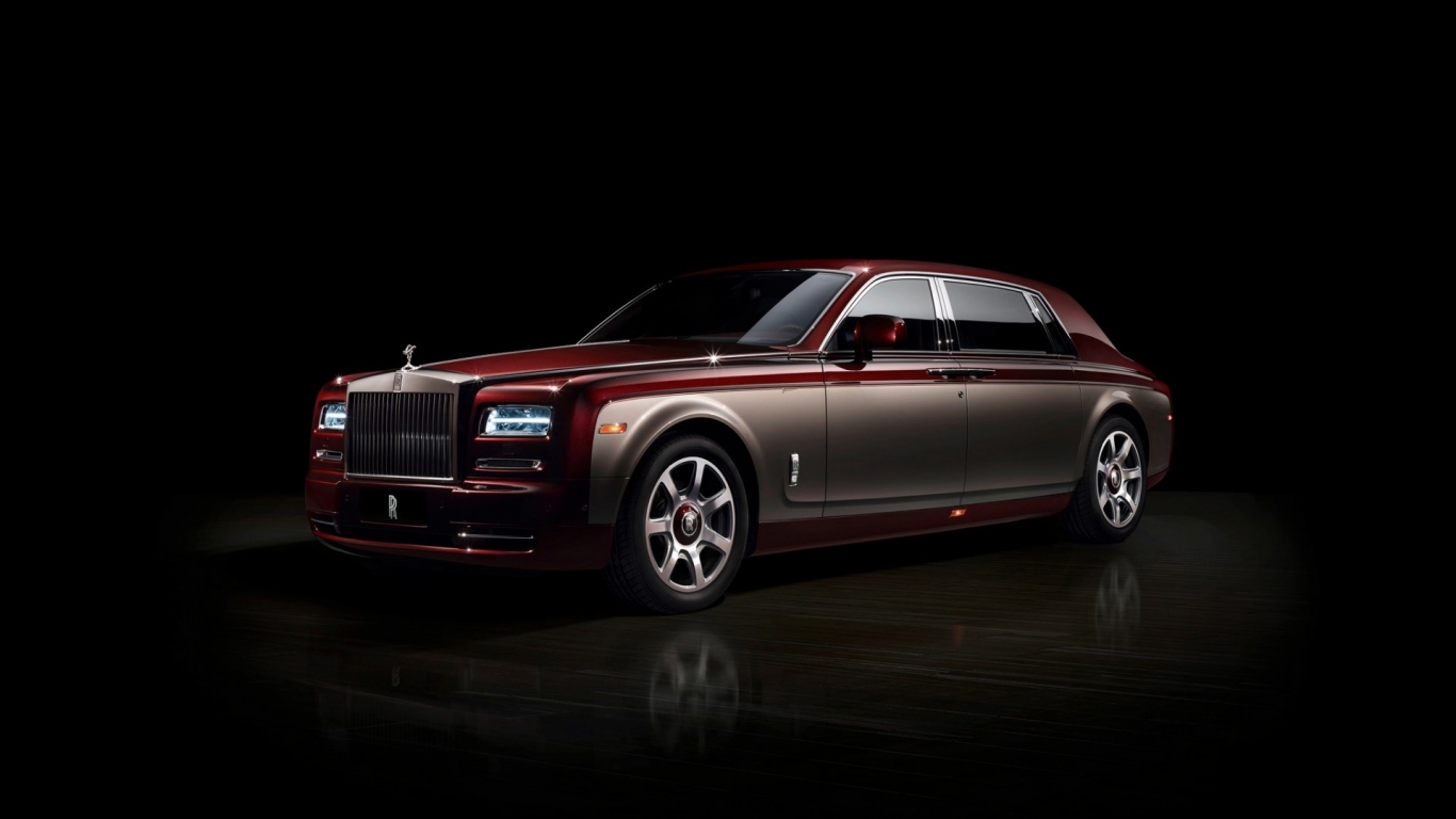 Stunning Rolls Royce Phantom for 1366 x 768 HDTV resolution