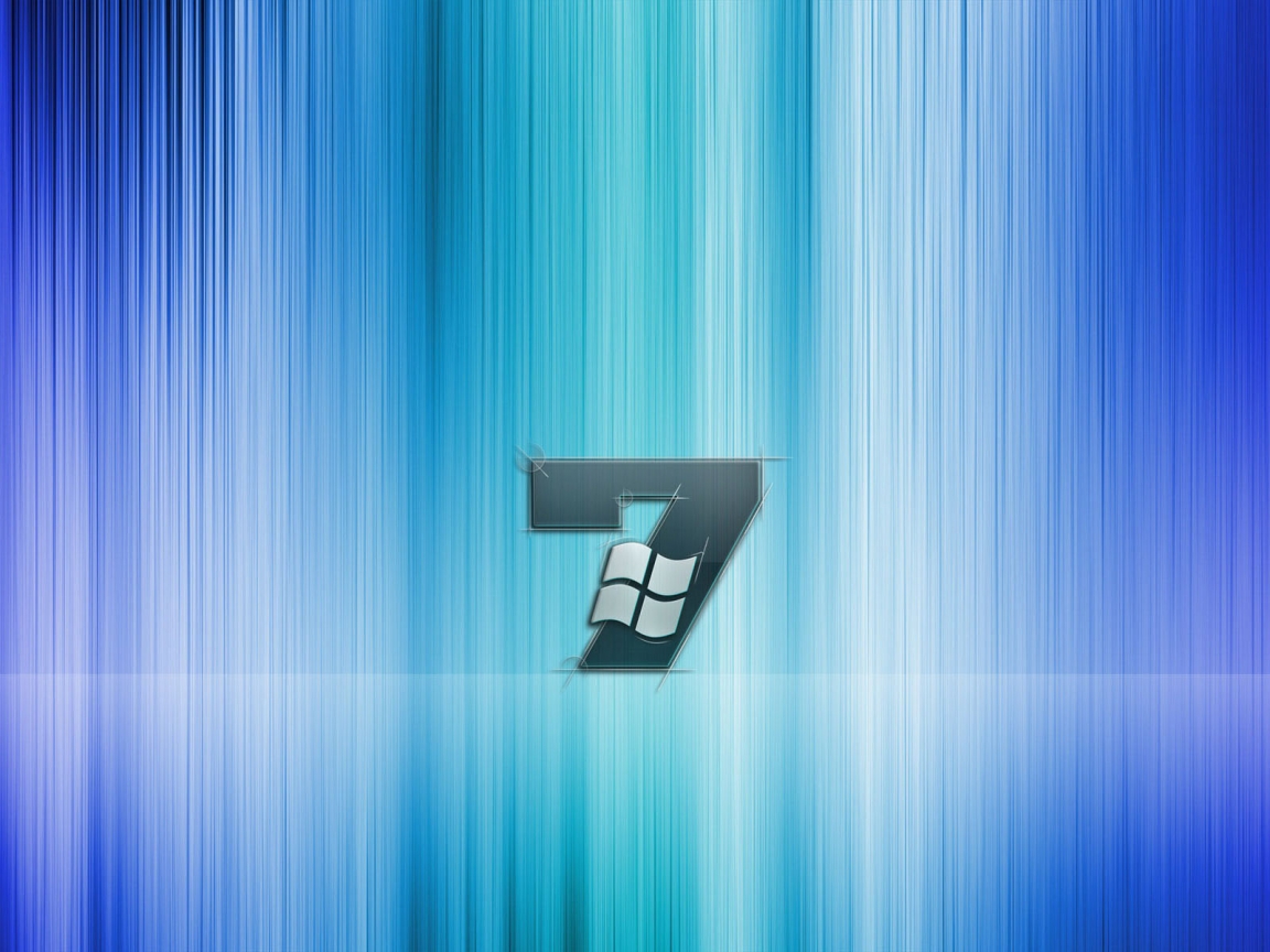 Stylized Windows Seven for 1152 x 864 resolution
