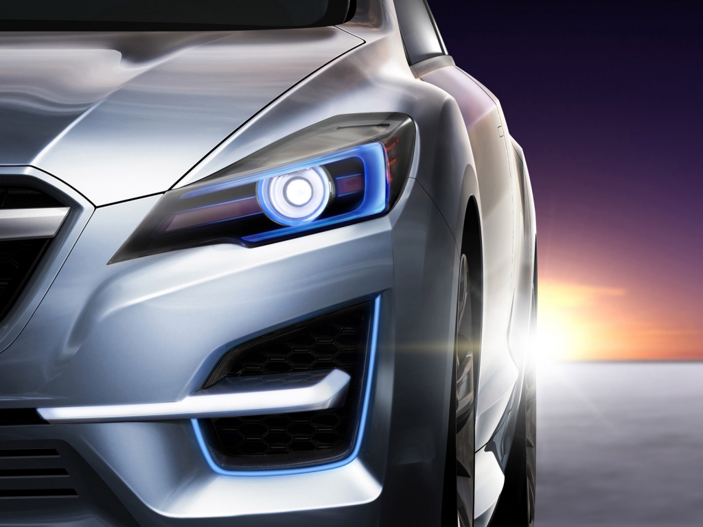 Subaru Impreza Concept headlight for 1024 x 768 resolution