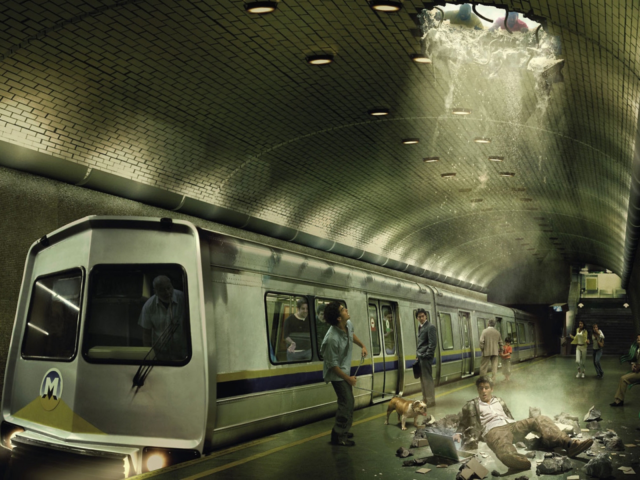 Subway Crash for 1280 x 960 resolution