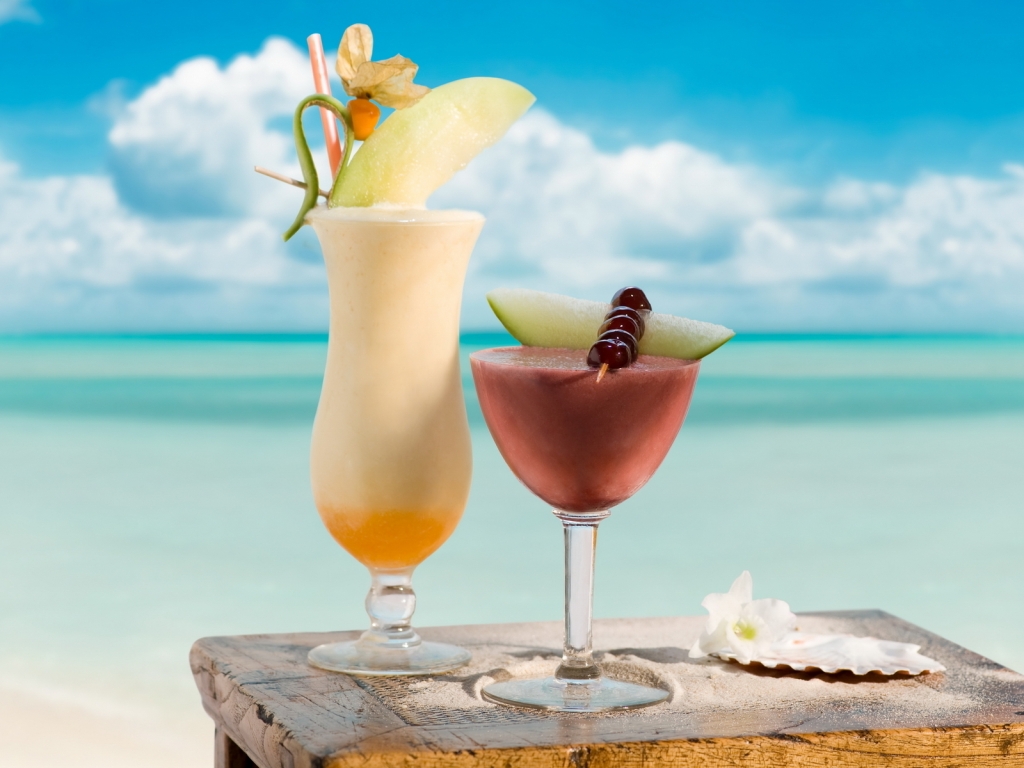 Summer Cocktails for 1024 x 768 resolution