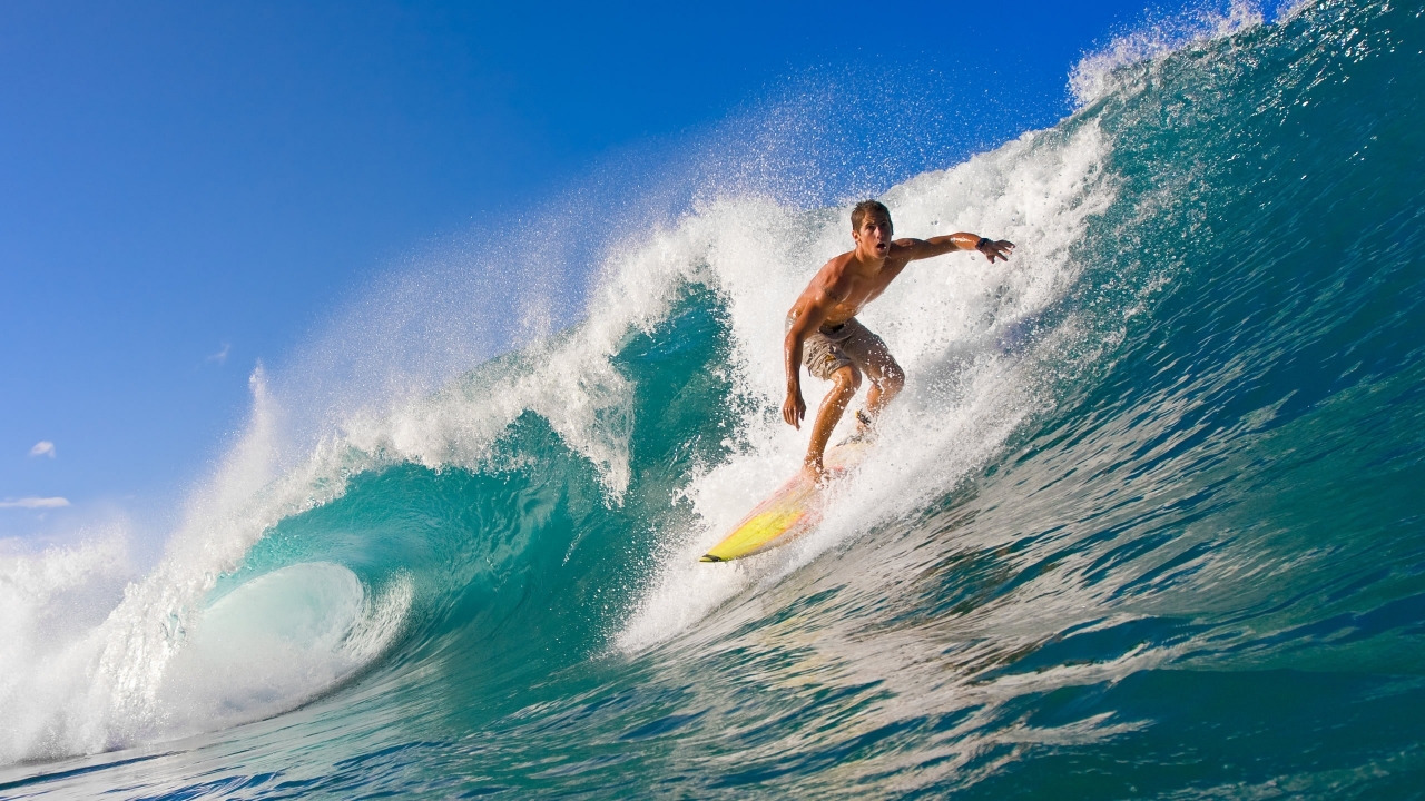Summer Surf for 1280 x 720 HDTV 720p resolution