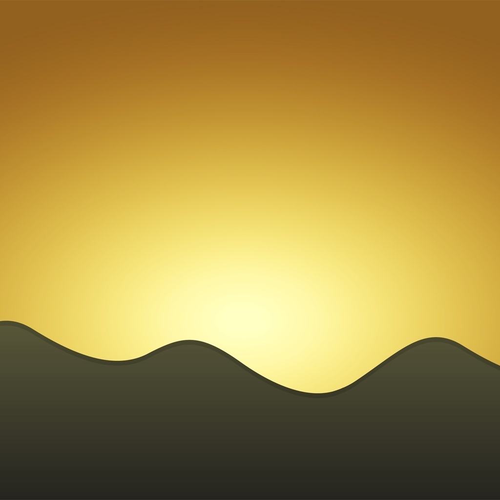 Sunset Minimal for 1024 x 1024 iPad resolution