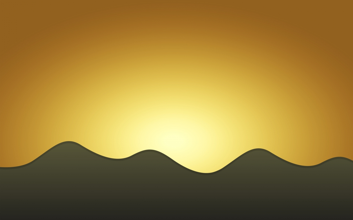 Sunset Minimal for 1440 x 900 widescreen resolution