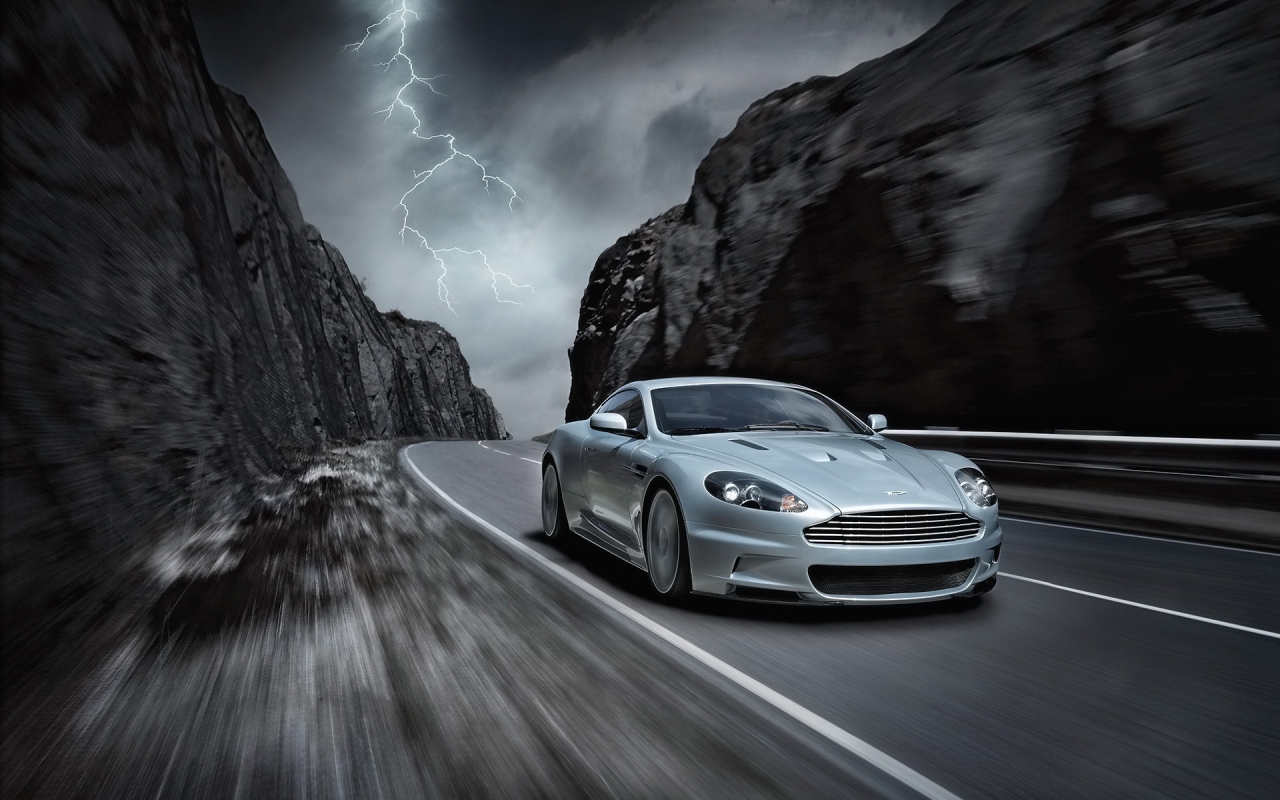 Super Aston Martin DBS for 1280 x 800 widescreen resolution
