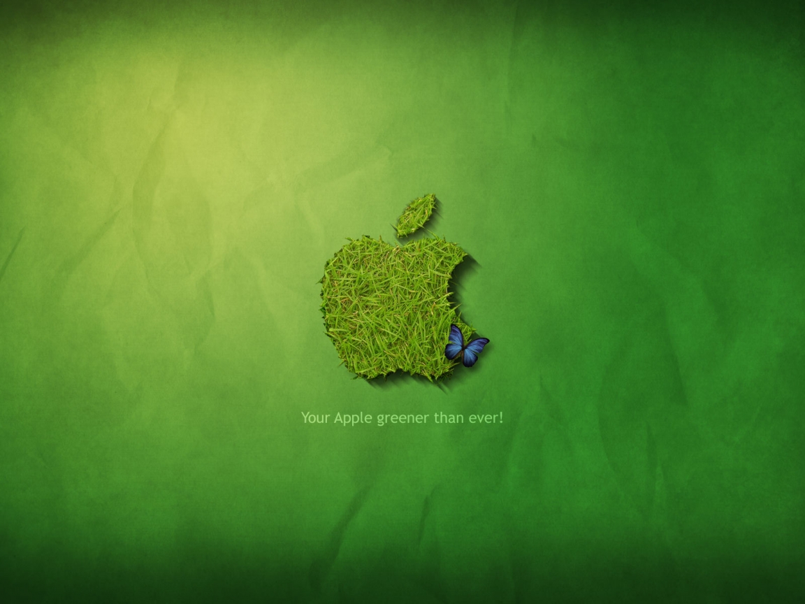 Super Green Apple for 1152 x 864 resolution
