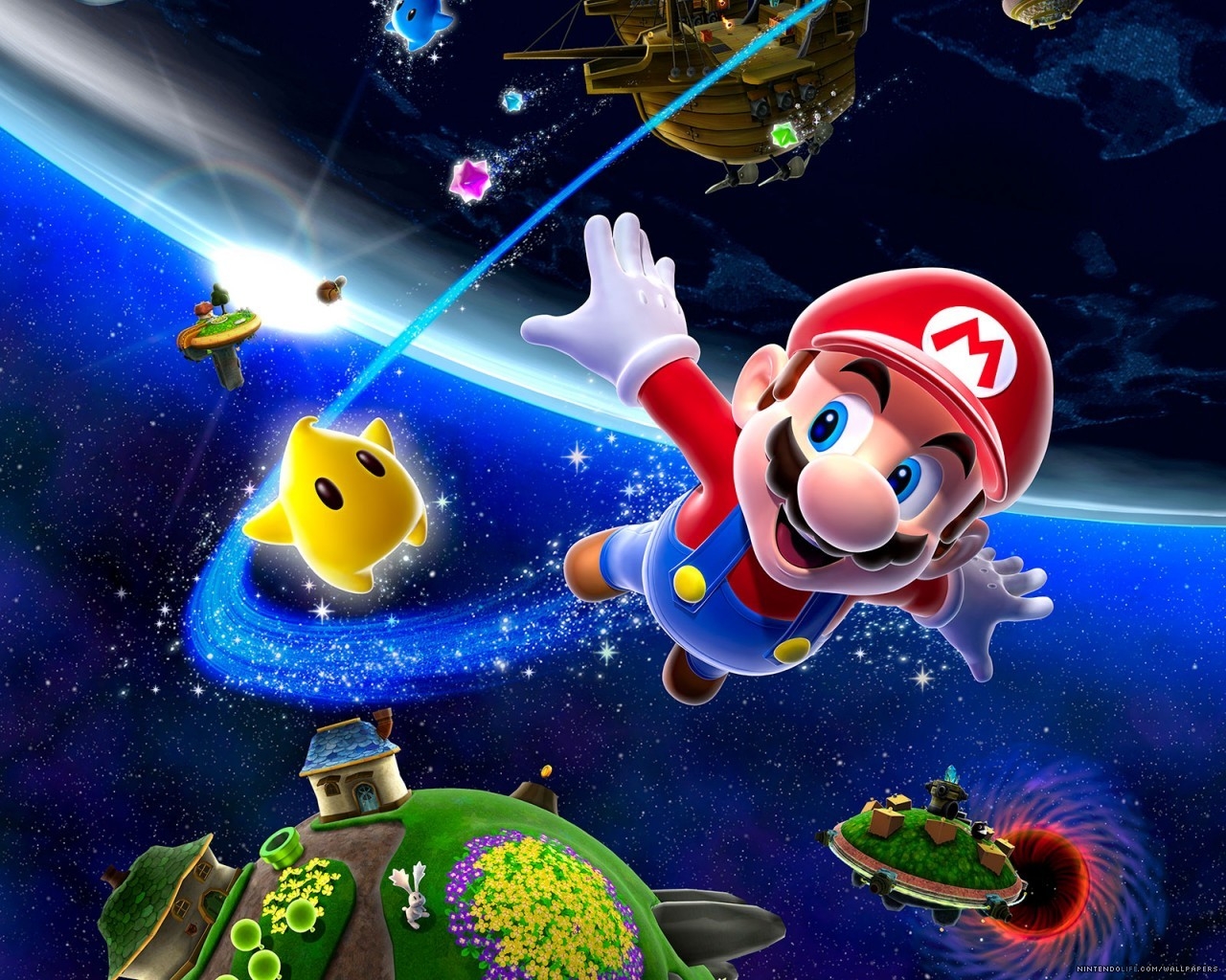 Super Mario Galaxy 4 for 1280 x 1024 resolution