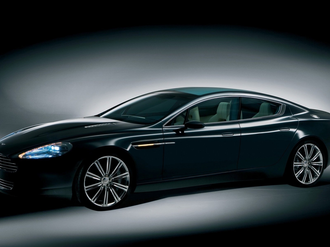 Superb Aston Martin Side View for 1152 x 864 resolution