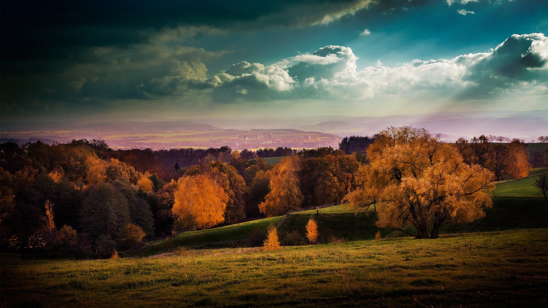 Superb Autumn Landscape for 1920 x 1080 HDTV 1080p resolution