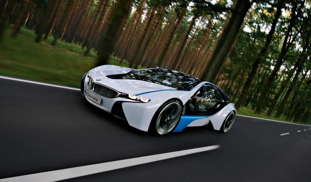 Superb BMW Vision Concept for 1024 x 600 widescreen resolution