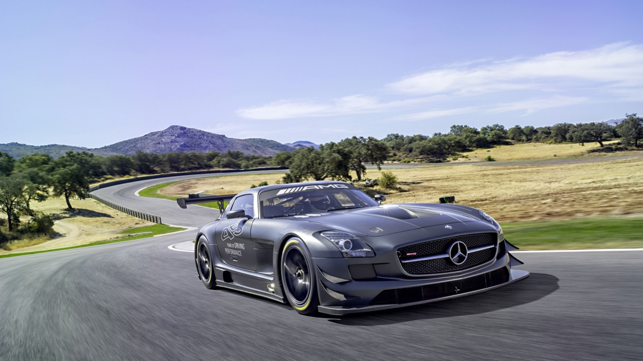 Superb Mercedes-Benz SLS AMG for 1280 x 720 HDTV 720p resolution