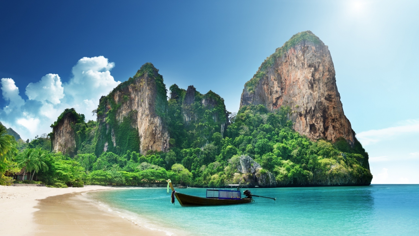 Superb View from Thailand for 1366 x 768 HDTV resolution