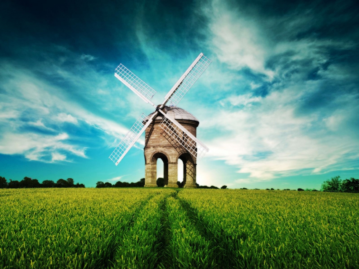 Superb Windmill for 1152 x 864 resolution