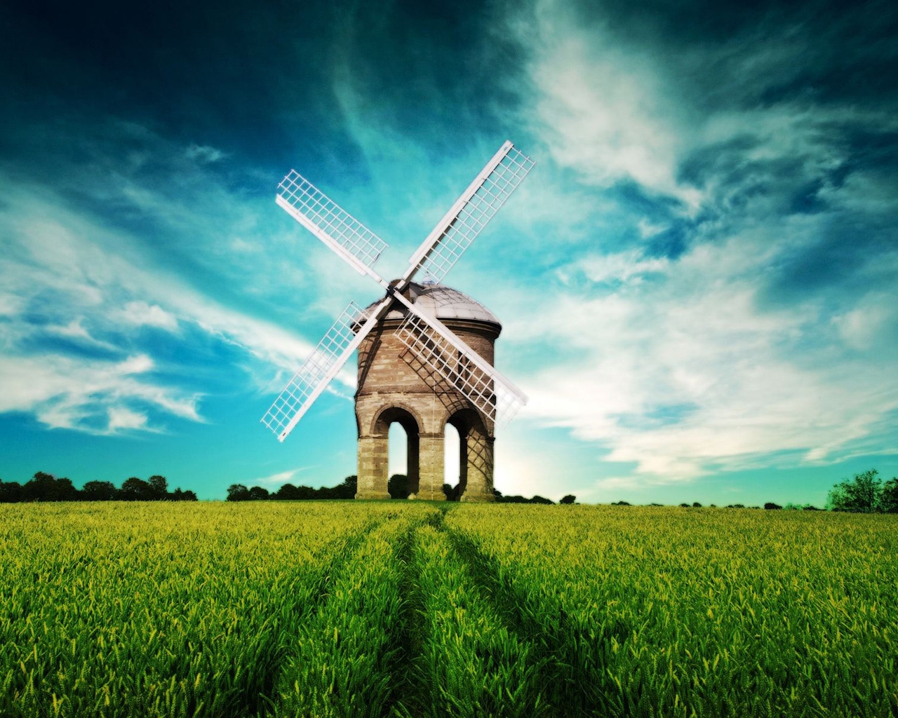 Superb Windmill for 1280 x 1024 resolution