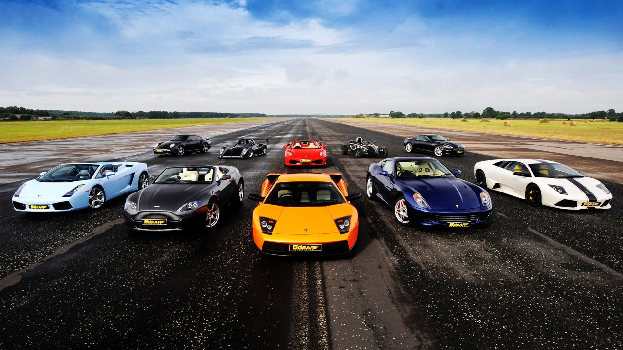 Supercars for 1280 x 720 HDTV 720p resolution